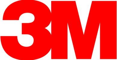 Logo de la marca de protectores auditivos 3M